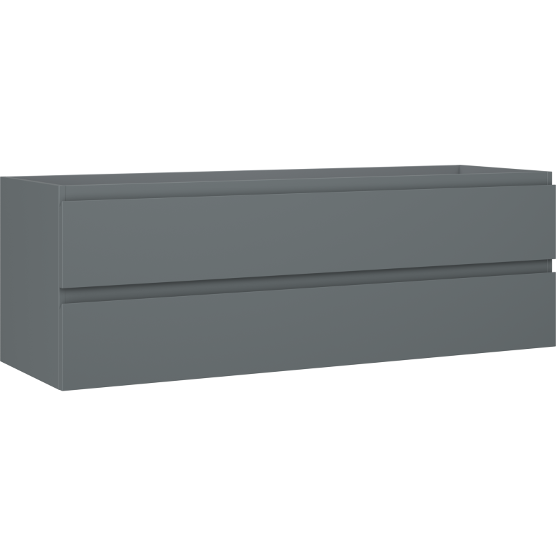 Mexen Orio szafka łazienkowa podumywalkowa 140 cm, 2 szuflady, grafit mat - 91A10-14047-2-BFF66