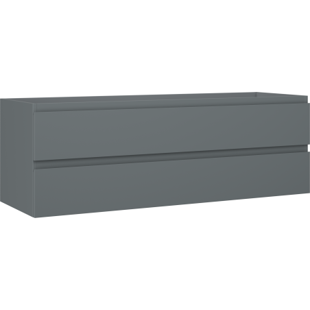 Mexen Orio szafka łazienkowa podumywalkowa 140 cm, 2 szuflady, grafit mat - 91A10-14047-2-BFF66