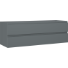 Mexen Orio szafka łazienkowa podumywalkowa 140 cm, 2 szuflady, grafit mat - 91A10-14047-2-BFF66
