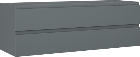Mexen Orio szafka łazienkowa podumywalkowa 140 cm, 2 szuflady, grafit mat - 91A10-14047-2-BFF66