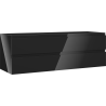 Mexen Orio szafka łazienkowa podumywalkowa 140 cm, 2 szuflady, czarna połysk - 91A10-14047-2-BFF70