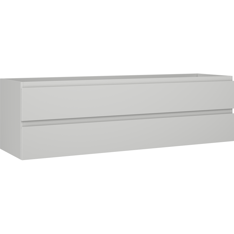 Mexen Orio szafka łazienkowa podumywalkowa 160 cm, 2 szuflady, szara mat - 91A10-16047-2-BFF62