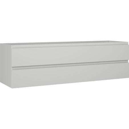 Mexen Orio szafka łazienkowa podumywalkowa 160 cm, 2 szuflady, szara mat - 91A10-16047-2-BFF62