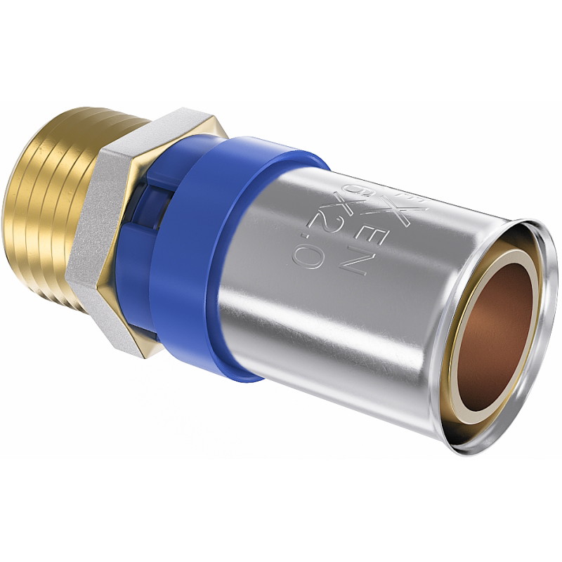 Mexen PEX-P złączka zaciskowa, zaprasowywana PEX redukcja 16 x 1/2 GZ - W97123-1612M-00