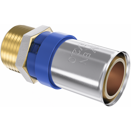 Mexen PEX-P złączka zaciskowa, zaprasowywana PEX redukcja 16 x 1/2 GZ - W97123-1612M-00