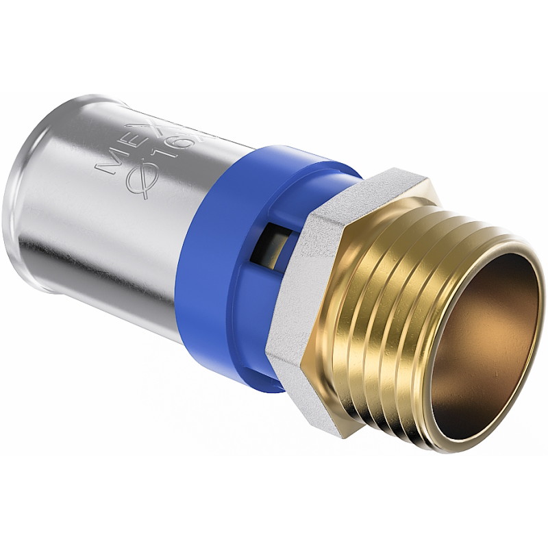 Mexen PEX-P złączka zaciskowa, zaprasowywana PEX redukcja 25 x 1 GZ - W97123-2510M-00