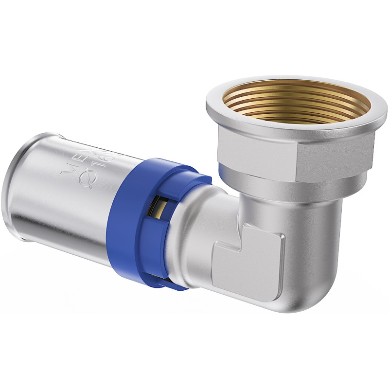 Mexen PEX-P kolano zaciskowe, zaprasowywane PEX 25 x 3/4 GW - W97126-2534F-00