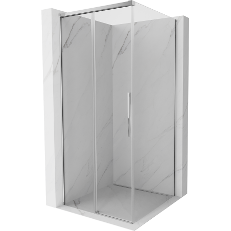 Mexen Rox kabina prysznicowa rozsuwana 90 x 90 cm, transparent, chrom - 8C2-090-090-01-00