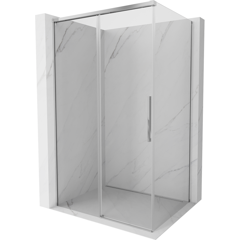 Mexen Rox kabina prysznicowa rozsuwana 135 x 90 cm, transparent, chrom - 8C2-135-090-01-00
