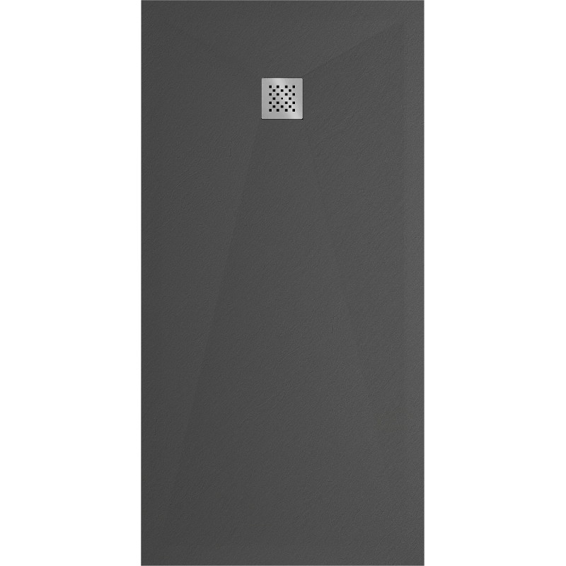 Mexen Stone+ brodzik kompozytowy prostokątny 160 x 70 cm, antracyt - 44717016