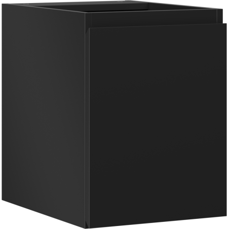 Mexen Orio szafka łazienkowa podumywalkowa 35 cm, 1 drzwi, czarna mat - 91A11-03547-1-BF71