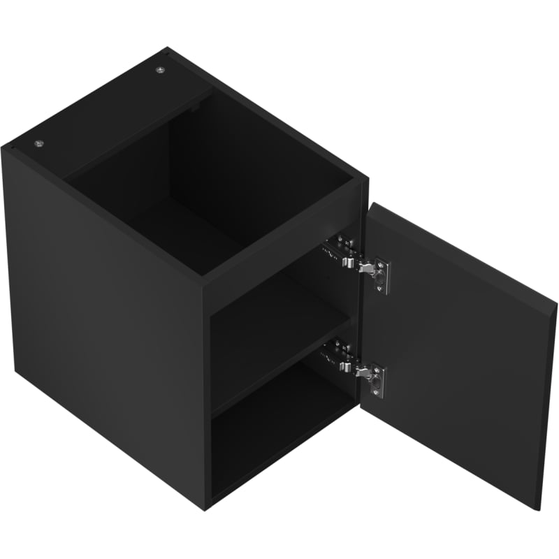 Mexen Orio szafka łazienkowa podumywalkowa 35 cm, 1 drzwi, czarna mat - 91A11-03547-1-BF71