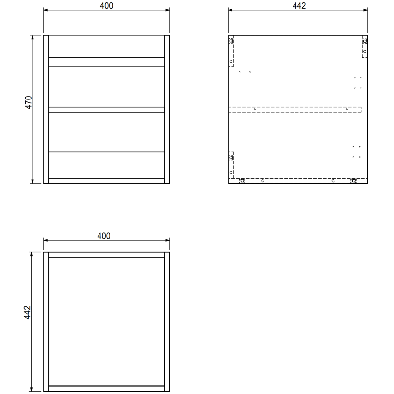 Mexen Orio szafka łazienkowa podumywalkowa 40 cm, 1 drzwi, biała mat - 91A11-04047-1-BF01