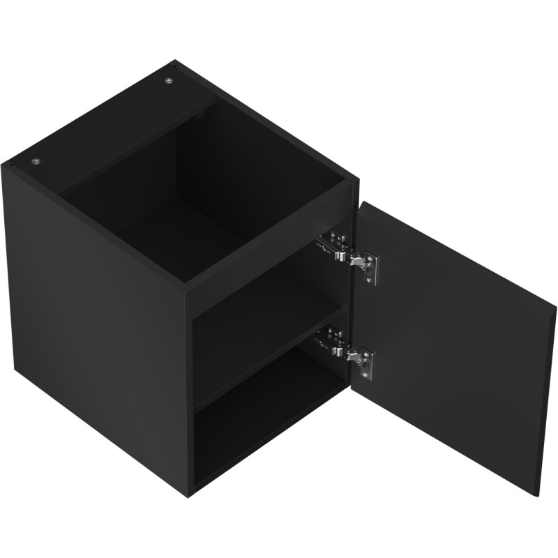 Mexen Orio szafka łazienkowa podumywalkowa 40 cm, 1 drzwi, czarna mat - 91A11-04047-1-BF71