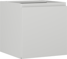 Mexen Orio szafka łazienkowa podumywalkowa 45 cm, 1 drzwi, szara mat - 91A11-04547-1-BF62