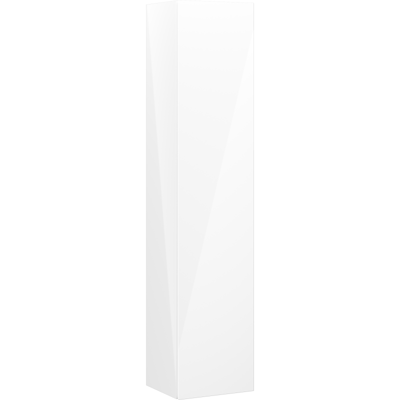 Mexen Orio słupek łazienkowy 35 cm, 1 drzwi, biały połysk - 91A11-03016-1-BF00