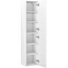 Mexen Orio słupek łazienkowy 35 cm, 1 drzwi, biały połysk - 91A11-03016-1-BF00