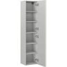 Mexen Orio słupek łazienkowy 35 cm, 1 drzwi, szary mat - 91A11-03016-1-BF62