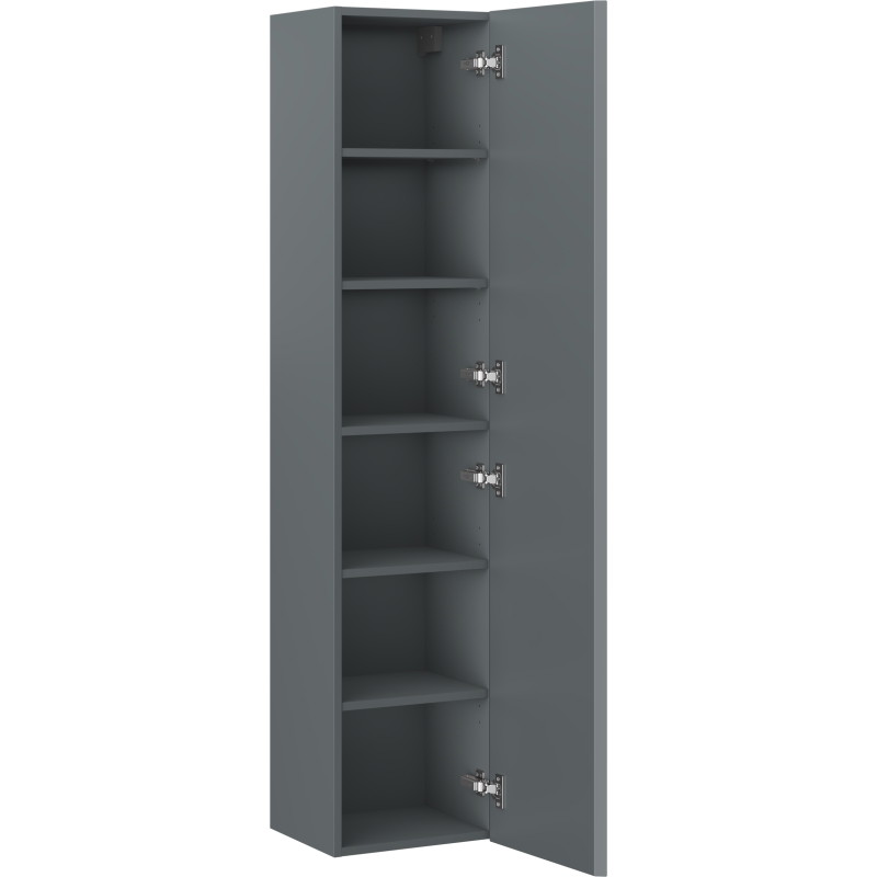 Mexen Orio słupek łazienkowy 35 cm, 1 drzwi, grafit mat - 91A11-03016-1-BF66