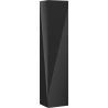 Mexen Orio słupek łazienkowy 35 cm, 1 drzwi, czarny połysk - 91A11-03016-1-BF70
