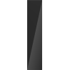 Mexen Orio słupek łazienkowy 35 cm, 1 drzwi, czarny połysk - 91A11-03016-1-BF70