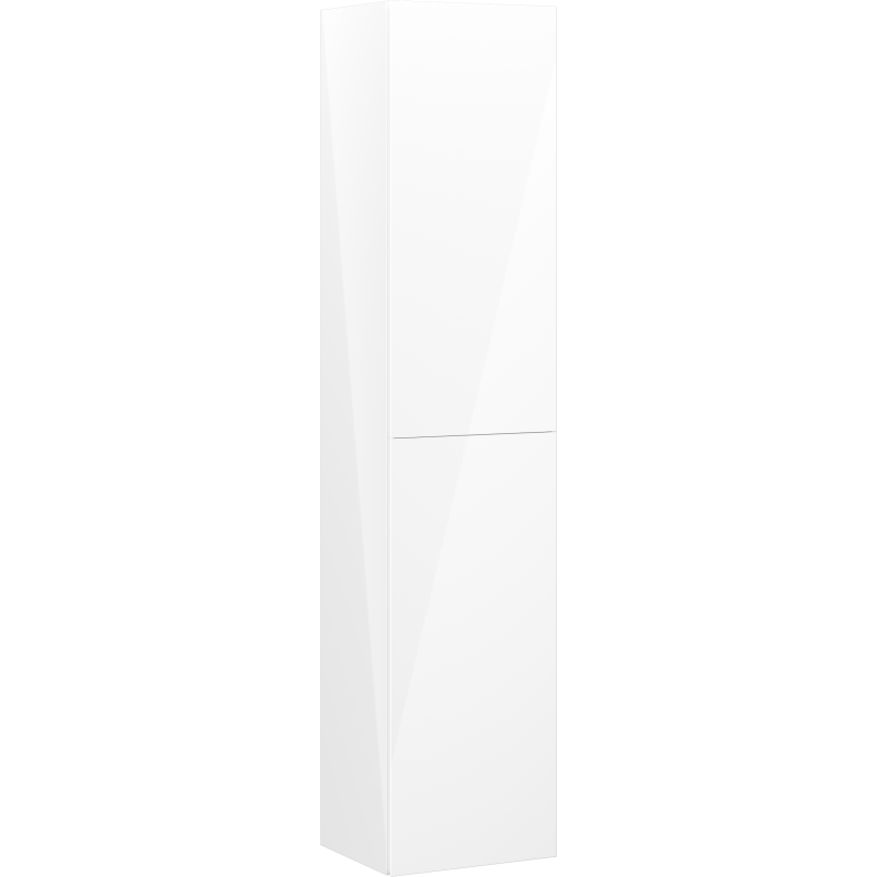 Mexen Orio słupek łazienkowy 35 cm, 2 drzwi , biały połysk - 91A11-03016-2-BF00