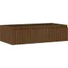 Mexen Rivel szafka łazienkowa podumywalkowa 90 cm, 1 szuflada, ryflowana , orzech - 91A20-09023-1-BF86