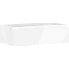 Mexen Orio szafka łazienkowa podumywalkowa 80 cm, 1 szuflada, biała połysk - 91A10-08023-1-BF00