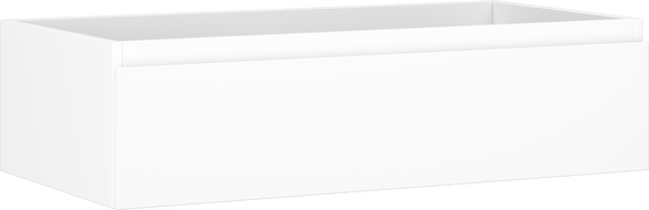Mexen Orio szafka łazienkowa podumywalkowa 90 cm, 1 szuflada, biała mat - 91A10-09023-1-BF01