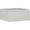 Mexen Orio szafka łazienkowa podumywalkowa 50 cm, 1 szuflada, szara mat- 91A10-05023-1-BF62