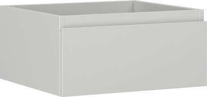 Mexen Orio szafka łazienkowa podumywalkowa 50 cm, 1 szuflada, szara mat- 91A10-05023-1-BF62