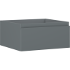 Mexen Orio szafka łazienkowa podumywalkowa 50 cm, 1 szuflada, grafit mat- 91A10-05023-1-BF66