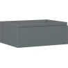 Mexen Orio szafka łazienkowa podumywalkowa 60 cm, 1 szuflada, grafit mat - 91A10-06023-1-BF66