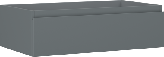 Mexen Orio szafka łazienkowa podumywalkowa 80 cm, 1 szuflada, grafit mat - 91A10-08023-1-BF66