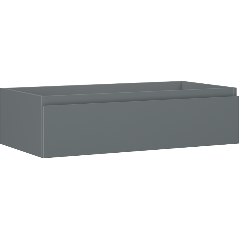 Mexen Orio szafka łazienkowa podumywalkowa 90 cm, 1 szuflada, grafit mat - 91A10-09023-1-BF66
