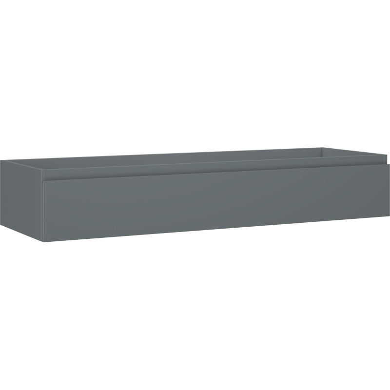 Mexen Orio szafka łazienkowa podumywalkowa 140 cm, 1 szuflada, grafit mat - 91A10-14023-1-BF66