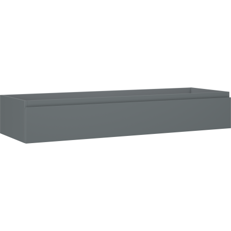 Mexen Orio szafka łazienkowa podumywalkowa 140 cm, 1 szuflada, grafit mat - 91A10-14023-1-BF66