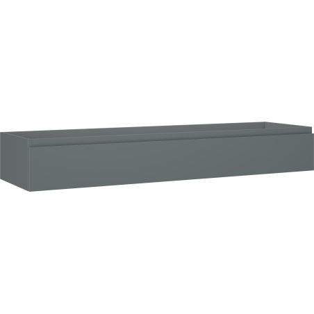 Mexen Orio szafka łazienkowa podumywalkowa 160 cm, 1 szuflada, grafit mat - 91A10-16023-1-BF66