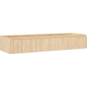 Mexen Rivel szafka łazienkowa podumywalkowa 140 cm, 1 szuflada, ryflowana , dąb - 91A20-14023-1-BF81