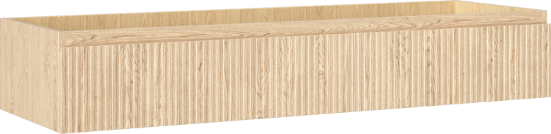 Mexen Rivel szafka łazienkowa podumywalkowa 140 cm, 1 szuflada, ryflowana , dąb - 91A20-14023-1-BF81