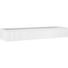 Mexen Rivel szafka łazienkowa podumywalkowa 160 cm, 1 szuflada, ryflowana , biała mat - 91A20-16023-1-BF01