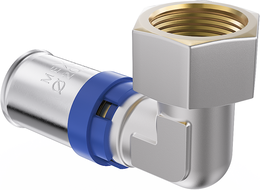 Mexen PEX-P półśrubunek, kolano zaciskowe, zaprasowywane PEX 16 x 1/2 GW - W97136-1612F-00