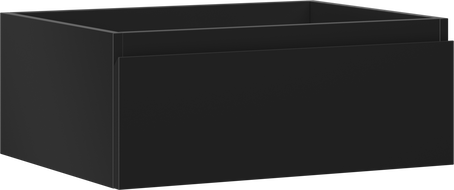 Mexen Orio szafka łazienkowa podumywalkowa 60 cm, 1 szuflada, czarna mat - 91A10-06023-1-BF71