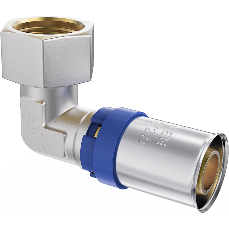 Mexen PEX-P półśrubunek, kolano zaciskowe, zaprasowywane PEX 32 x 1 GW - W97136-321F-00