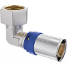 Mexen PEX-P półśrubunek, kolano zaciskowe, zaprasowywane PEX 32 x 1 GW - W97136-321F-00
