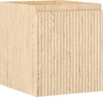Mexen Rivel szafka łazienkowa podumywalkowa 40 cm, 1 szuflada, ryflowana , dąb - 91A20-04047-1-BF81