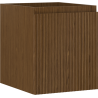 Mexen Rivel szafka łazienkowa podumywalkowa 40 cm, 1 szuflada, ryflowana , orzech - 91A20-04047-1-BF86
