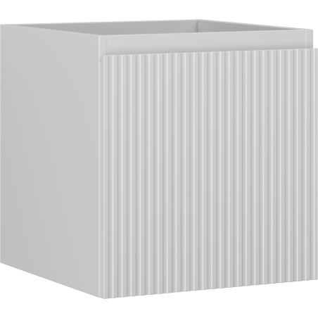 Mexen Rivel szafka łazienkowa podumywalkowa 45 cm, 1 szuflada, ryflowana , szara mat - 91A20-04547-1-BF62