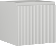Mexen Rivel szafka łazienkowa podumywalkowa 50 cm, 1 szuflada, ryflowana , szara mat - 91A20-05047-1-BF62