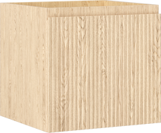 Mexen Rivel szafka łazienkowa podumywalkowa 50 cm, 1 szuflada, ryflowana , dąb - 91A20-05047-1-BF81
